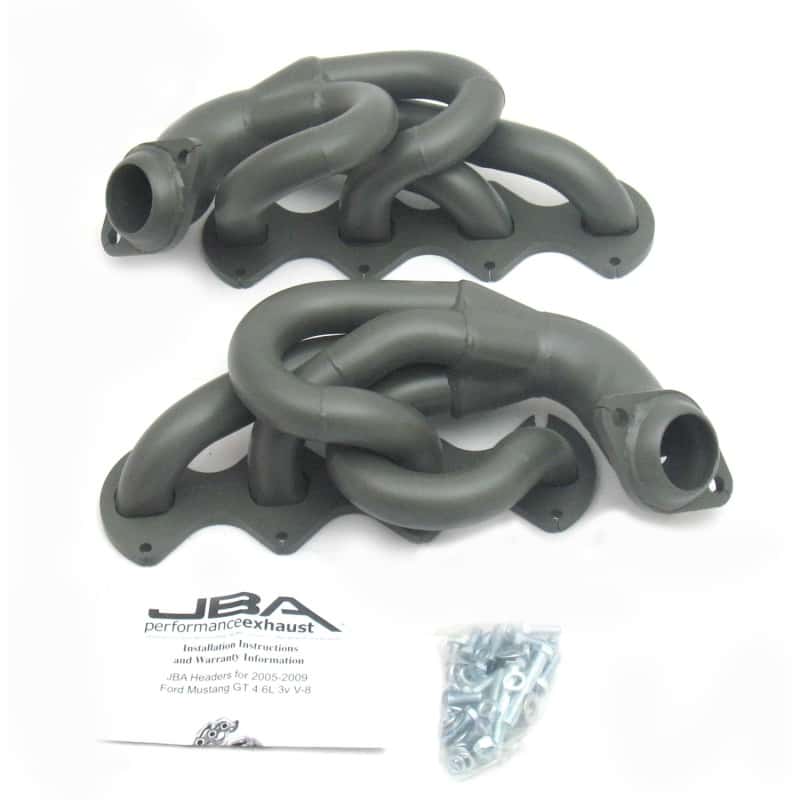 JBA — JBA 05-10 Ford Mustang 4.6L 3V 1-5/8in Primary Ti Ctd Cat4Ward Header
Exhaust Header - view 2