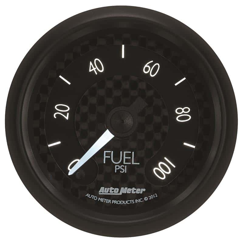 AutoMeter — Autometer GT Series 52mm Full Sweep Electronic 0-100 PSI Fuel Pressure Gauge
2-1/16" FUEL PRESS, - view 5