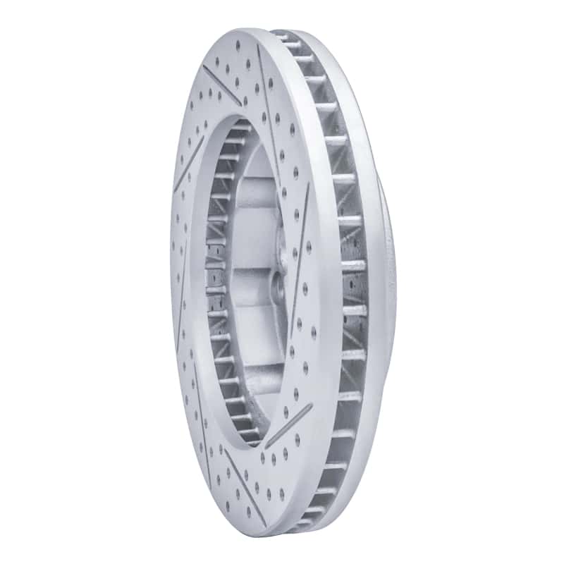 R1 Concepts — R1 92-00 Chevrolet K3500 Front Left Drilled & Slotted Geo-Carbon Rotor - view 4
