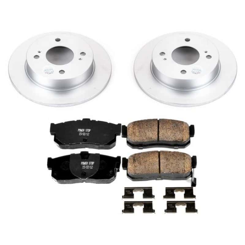PowerStop — Power Stop 91-96 Infiniti G20 Rear Z17 Evolution Geomet Coated Brake Kit - view 1