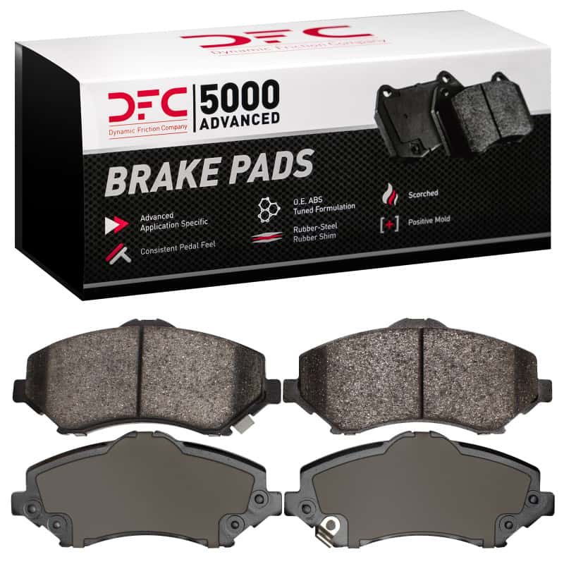 DFC — DFC 07-18 Chrysler Town & Country Front 5000 Advanced Ceramic Brake Pads
DFC Brake Pad Set - view 1