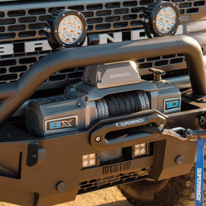 Superwinch — Superwinch 10000 LBS 12V DC 3/8in x 80ft Synthetic Rope SX 10000 Winch
Winch - view 27