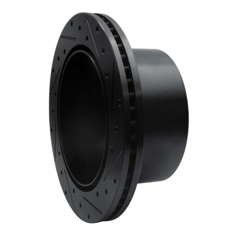 R1 Concepts — R1 01-10 Chevrolet Express 3500 Rear Left Drilled & Slotted Black Brake Rotor
R1 Brake Rotor Drill - view 4