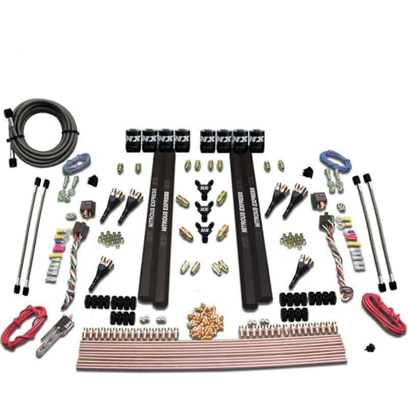 Nitrous Express — Nitrous Express 6 Cyl SX2 Dual Stage Nozzle Nitrous Kit (150-750HP) w/o Bottle
Injection System Kit
N2OSys - view 4