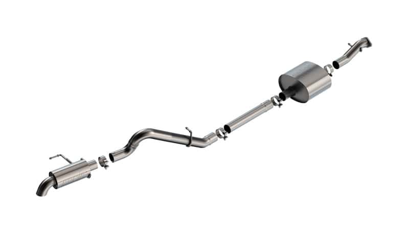 Borla — Borla 21-22 Ford Bronco 2.7L 2DR/4DR T-304 Stainless Steel Cat-Back Touring Exhaust - Brushed
Cat-Back System - view 1