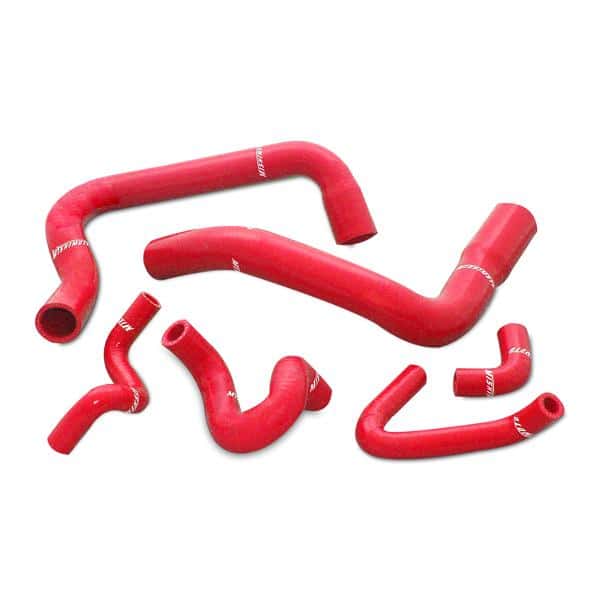 Mishimoto — Mishimoto 86-93 Ford Mustang Red Silicone Hose Kit
Coolant Hose Kit - view 1