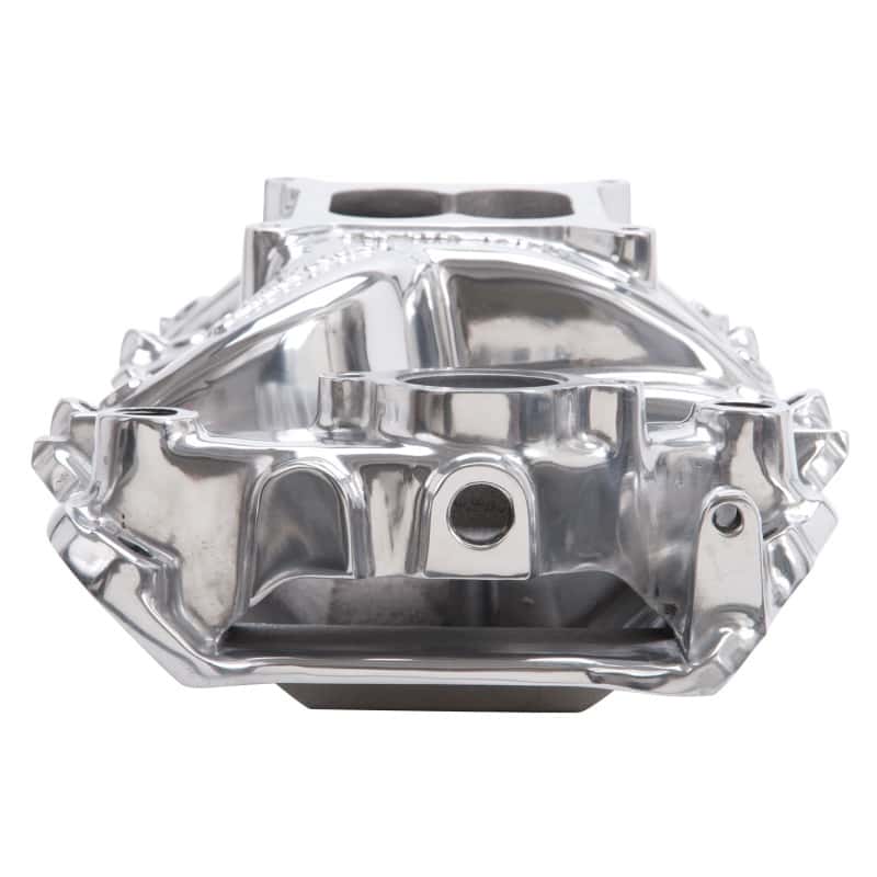 Edelbrock — Edelbrock Polished B/B Chev Rect Port RPM Air-Gap Manifold
MANIFOLD - view 4