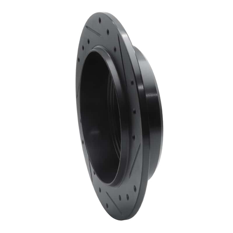 R1 Concepts — R1 95-07 Chrysler Sebring Rear Left Drilled & Slotted Black Brake Rotor
R1 Brake Rotor Drill - view 4
