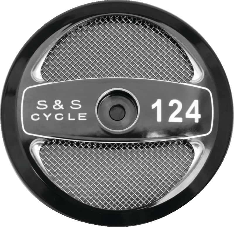 S&S Cycle — S&S Cycle 124in Air Cleaner Cover - Gloss Black - view 2