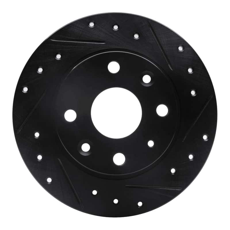 R1 Concepts — R1 90-93 Mazda Miata Rear Right Drilled & Slotted Black Brake Rotor
R1 Brake Rotor Drill - view 1