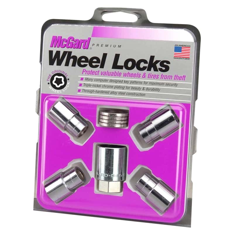 McGard — McGard Wheel Lock Nut Set - 4pk. (Reg. Shank Seat) 1/2-20 / 13/16 Hex / 1.38in. Length - Chrome - view 6
