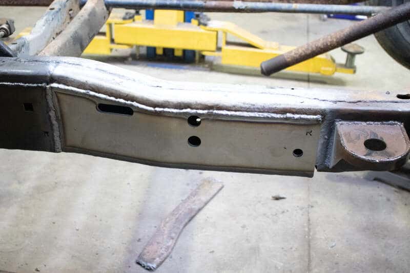 RustBuster — Rust Buster 1994-2004 Chevy S10 & GMC Sonoma Center ward Frame Repair Kit - Left - view 6