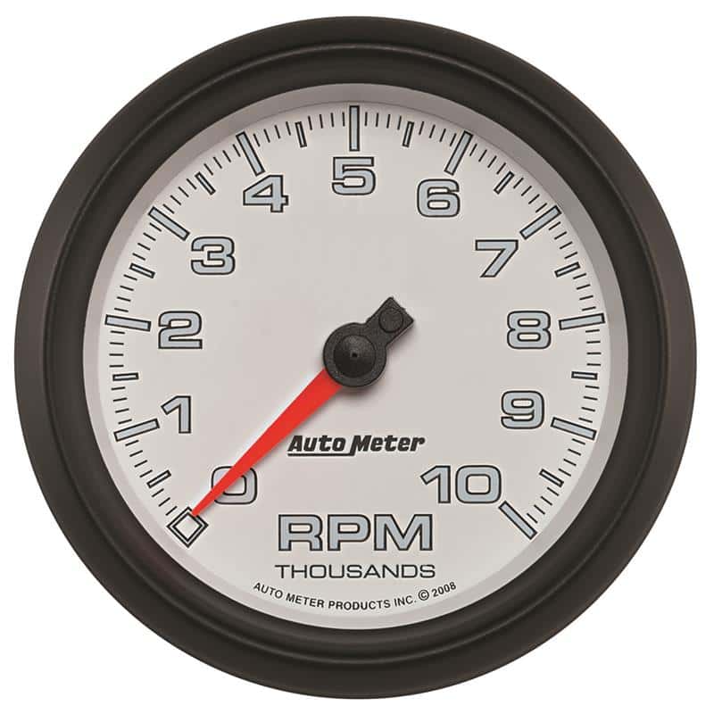 AutoMeter — Autometer Pro-Cycle Gauge Tachometer 3 3/8in 10K Rpm White
3.4" 10KRPM PC PH2 - view 2
