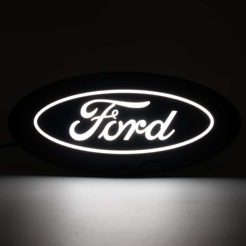 Putco — Putco 21-22 Ford F-150 Front Luminix Ford LED Emblem - w/ Camera CutOut
Emblem - view 2