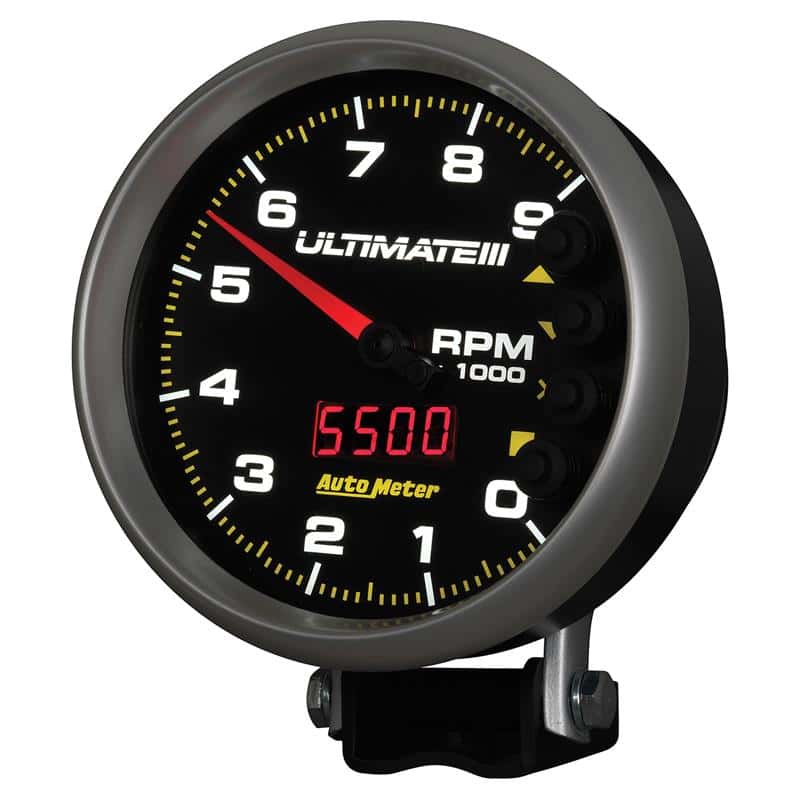 AutoMeter — Autometer 5 inch Ultimate III Playback Tachometer 9000 RPM - Black
5" ULTIMATE III PLAY - view 4