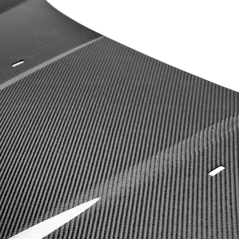 Seibon — Seibon 14+ Ford Fiesta OE Style Carbon Fiber Hood - view 3
