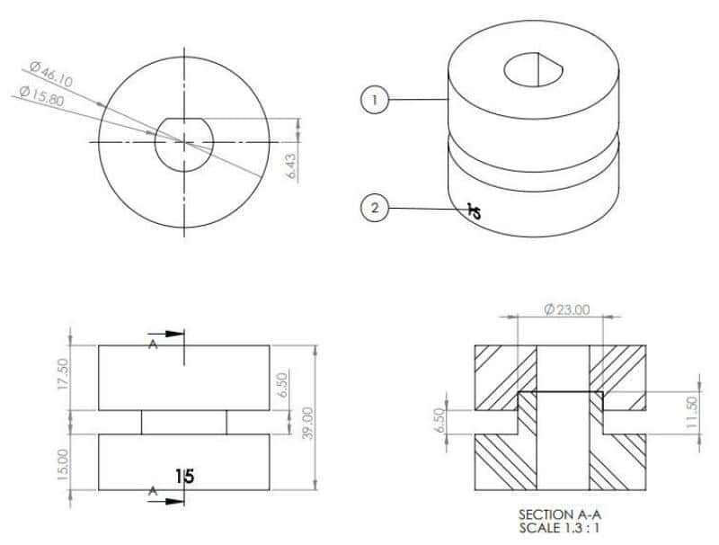 Superpro — SuperPro Front Shock Absorber Upper Bushing Kit
Bushing Kit - view 2