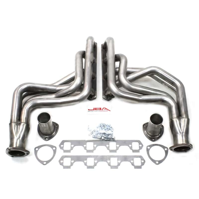 JBA — JBA 65-73 Ford Mustang 260-351W (w/Mustang II Suspension) 1-3/4in Primary Raw 409SS Long Tube Header
Long Tube Header - view 2