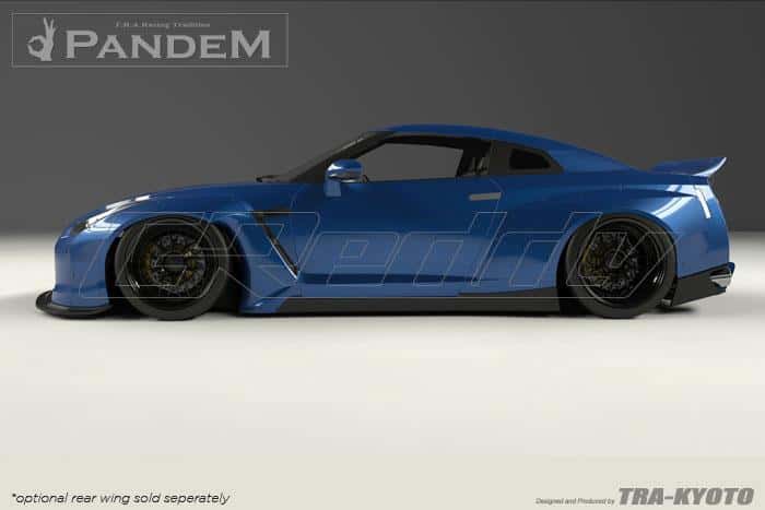 GReddy — GReddy Nissan GTR R35 Version 2 Pandem X Rocket Bunny Rear Under Diffuser - view 2