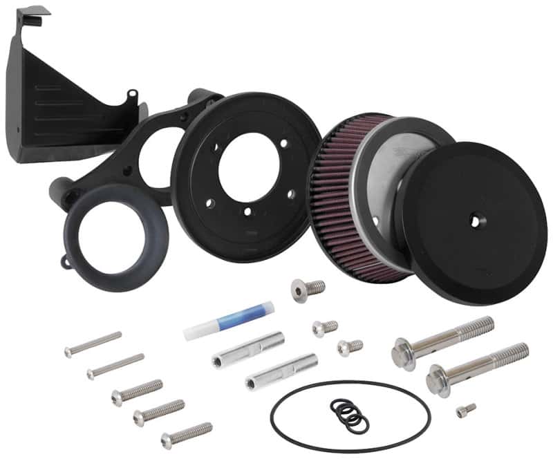 K&N Engineering — K&N 17-18 Harley-Davidson Road Glide Hammer Black Street Metal Intake System
Air Intake System - view 8