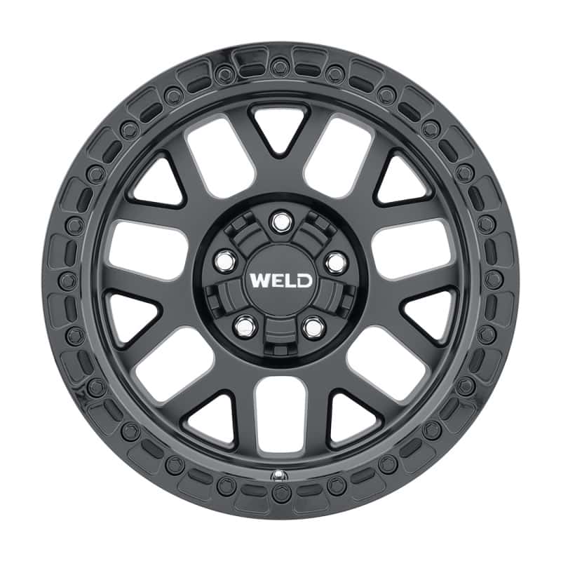 Weld — Weld Off-Road W104 17X9.0 Cinch 5X114.3 5X127 ET00 BS5.00 Satin Black Gloss Black 78.1 - view 1