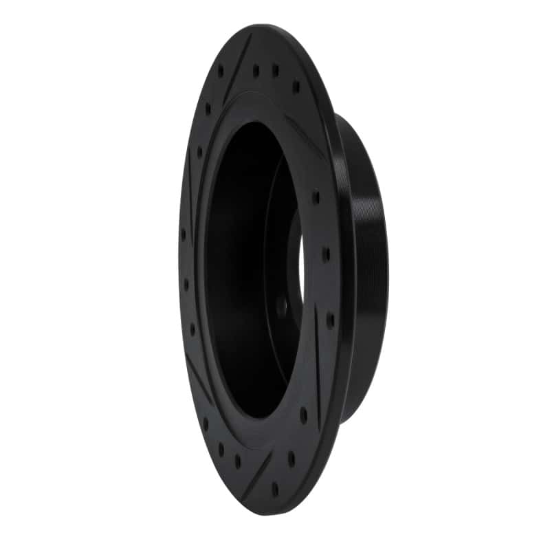 R1 Concepts — R1 91-06 Nissan NX Rear Right Drilled & Slotted Black Brake Rotor
R1 Brake Rotor Drill - view 4