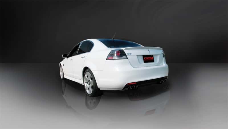 CORSA Performance — Corsa 2008-2009 Pontiac G8 GXP 6.0L V8 Sport Cat-Back w/ Dual 3in Black Tips
Exhaust - view 5