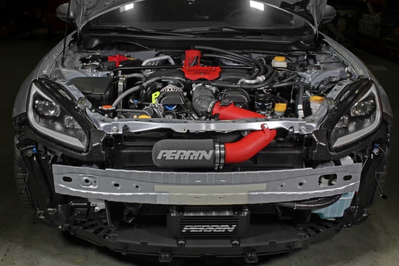 Perrin Performance — PERRIN 22-26 Subaru BRZ / Toyota GR86 Cold Air Intake - Red - view 6