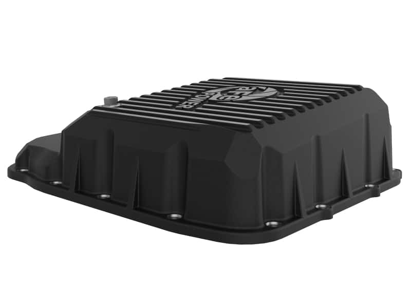 aFe — aFe Transmission Pan (Black w/ Machined Fins) 13-19 Dodge Diesel Trucks L6-6.7L (td)
Transmission Pan - view 4
