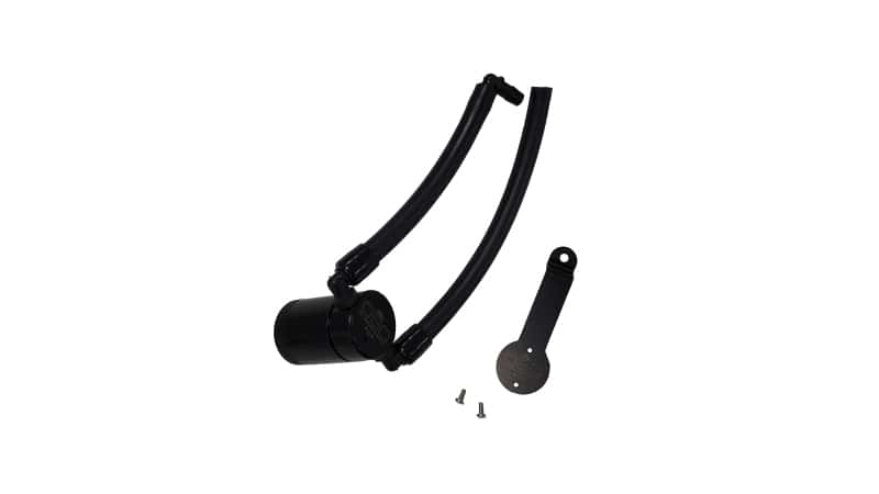 J&L — J&L 14-22 Jeep Cherokee 2.4L / 15-21 Jeep Renegade  Driver Side Oil Separator 3.0 - Blk Anodized
Oil Separator - view 1