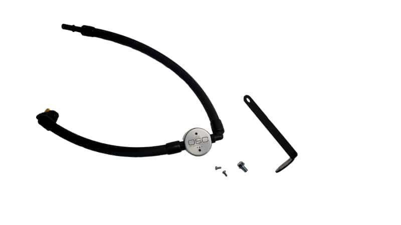 J&L — J&L 2021.5-2024 Ford Bronco 2.3L EcoBoost Oil Separator 3.0 Passenger Side - Clear Anodized
Oil Separator - view 1