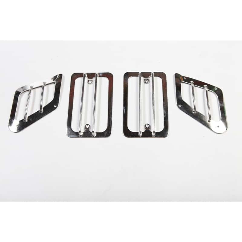 Rugged Ridge — Rugged Ridge 97-06 Jeep Wrangler TJ Stainless Steel Side Marker / Turn Signal Euro Guard Set
Turn Signal Guard
OFFROAD_EXTERIOR - view 2