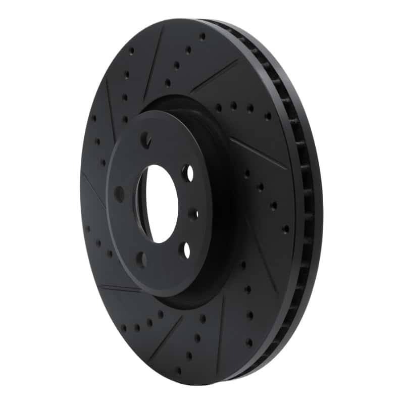 R1 Concepts — R1 2011-2017 Audi A4 Allroad Front Left Drilled & Slotted Black Brake Rotor
R1 Brake Rotor Drill - view 2