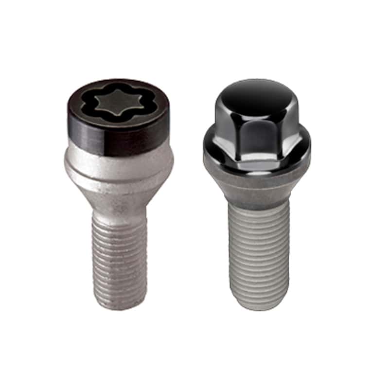 McGard — McGard 4 Lug Hex Install Kit w/Locks (Cone Seat Bolt) M12X1.25 / 17mm Hex / 22.0mm Shank L. - Black - view 4