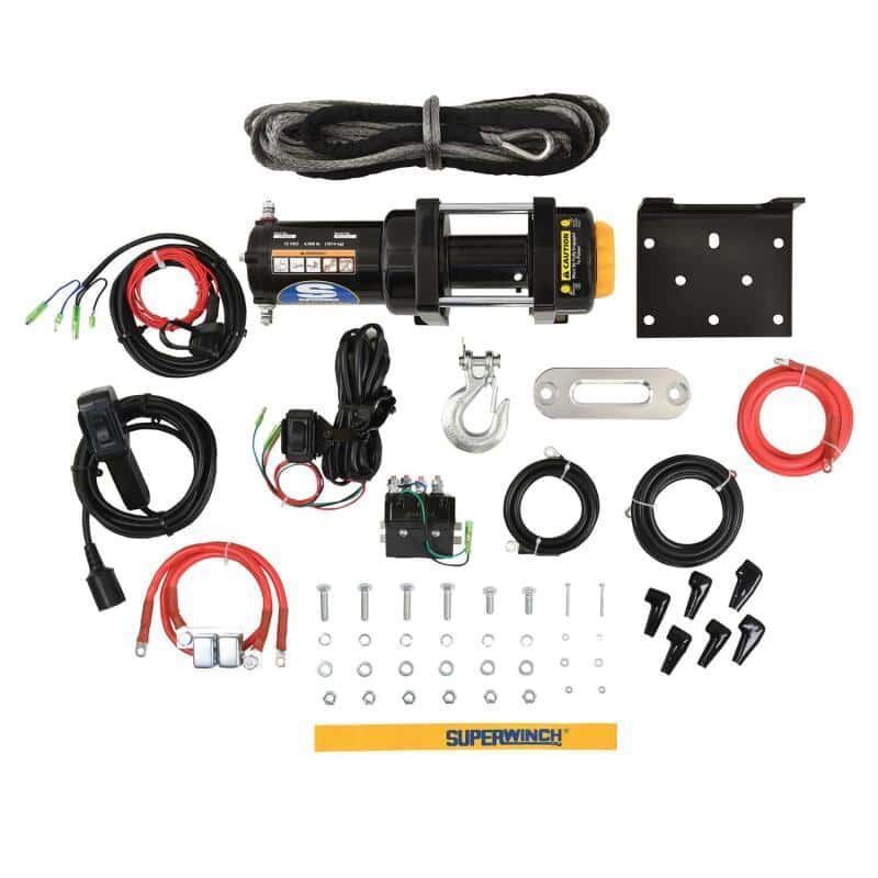 Superwinch — Superwinch 4000 LBS 12V DC 3/16in x 50ft Synthetic Rope LT4000 Winch
Winch - view 17