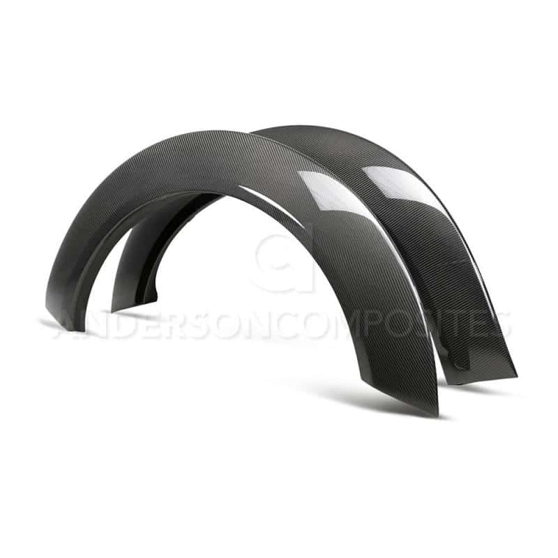 Anderson Composites — Anderson Composites 2018 Dodge Demon Fender Flare Extensions (Rear)
Fender Flare Extn - view 4