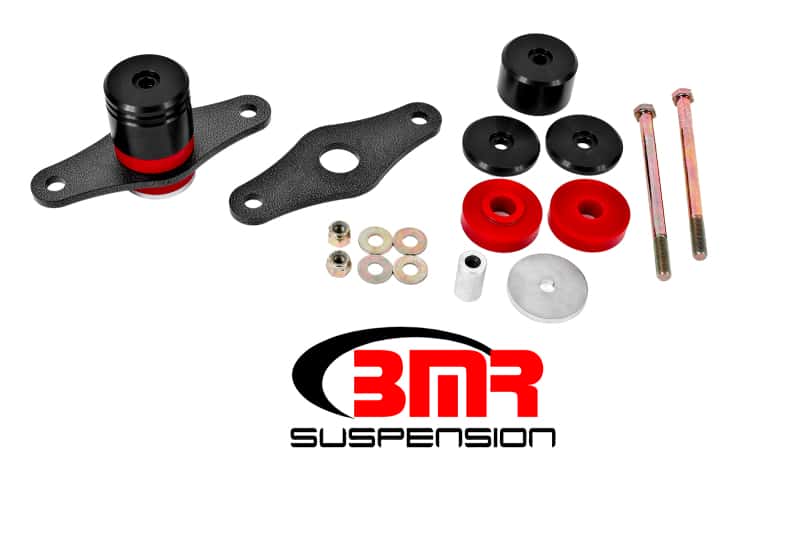BMR Suspension — BMR 15-17 S550 Mustang Motor Mount Kit (Polyurethane) - Black Anodized
Motor Mount Kit - view 1