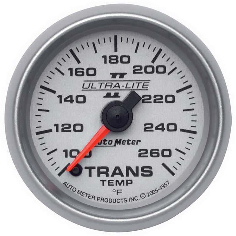 AutoMeter — Autometer Ultra-Lite II 2-1/16in Transmission Temperature 100-260 Deg F Digital Stepper Motor Gauge
2-1/16" TRANS TEMP, - view 2