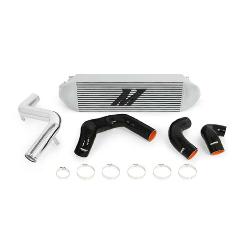 Mishimoto — Mishimoto 2013+ Ford Focus ST Silver Intercooler w/ Polished Pipes - view 1