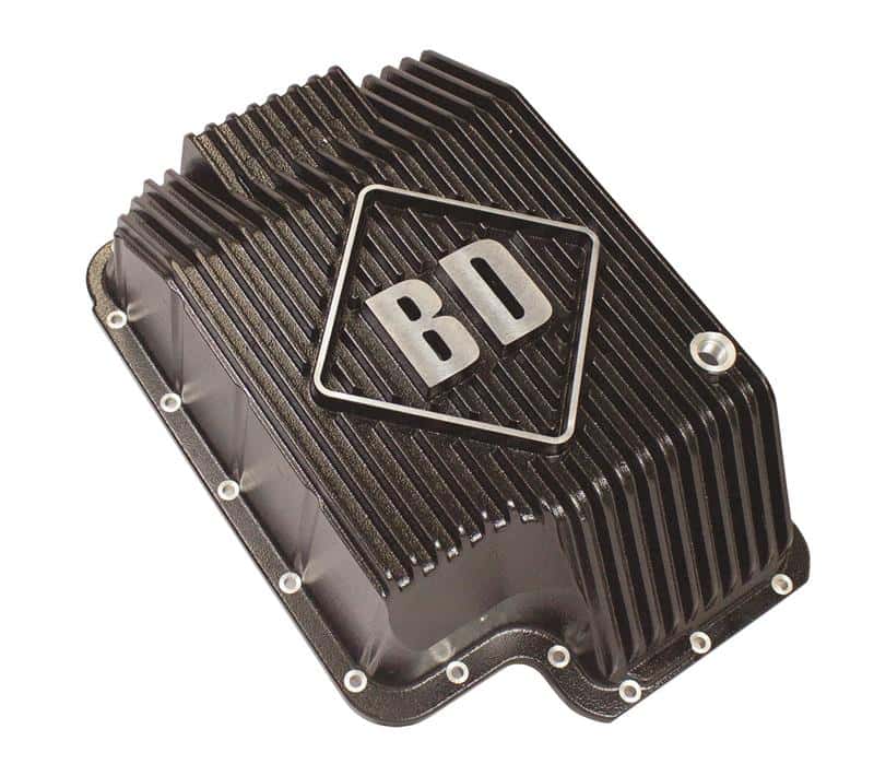 BD Diesel — BD Diesel Deep Sump Trans Pan - 1989-2010 Ford E4OD/4R100/5R110
DEEP SUMP TRANS PAN
Auto Trans Oil Pan - view 2