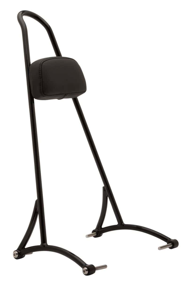 Burly Brand — Burly Brand Tall Sissy Bar 20in - Black - view 2
