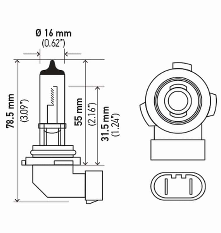 Hella — Hella Bulb H10/9145 12V 45W Py20D T4 (2)
H10TB Halogen Bulb - view 8