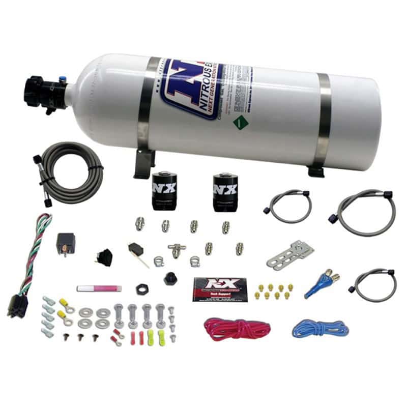 Nitrous Express — Nitrous Express All Sport Compact EFI Single Nozzle Nitrous Kit (35-50-75 HP) w/15lb Bottle
Injection System Kit
N2OSys - view 3