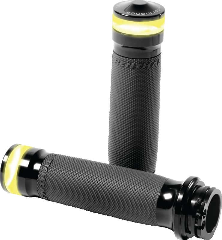 Performance Machine — Performance Machine Contour Led Handle Grip Set - Black Ano - view 3