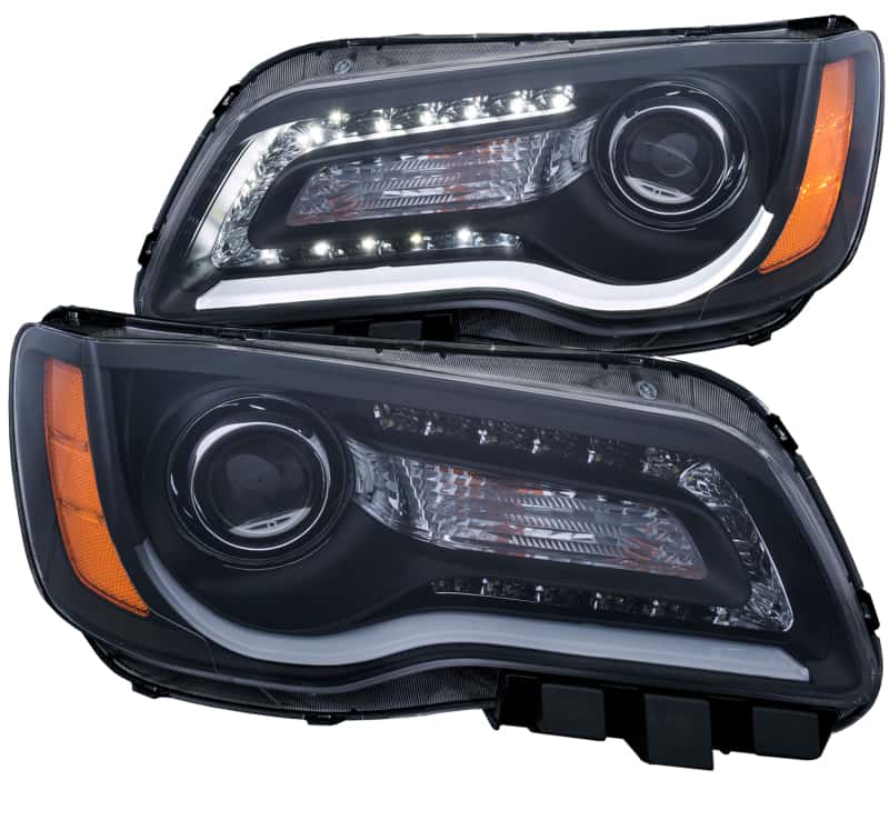 ANZO — ANZO 2011-2014 Chrysler 300 Projector Headlights w/ Plank Style Design Black
Head Light Set
HdLtSet - view 2
