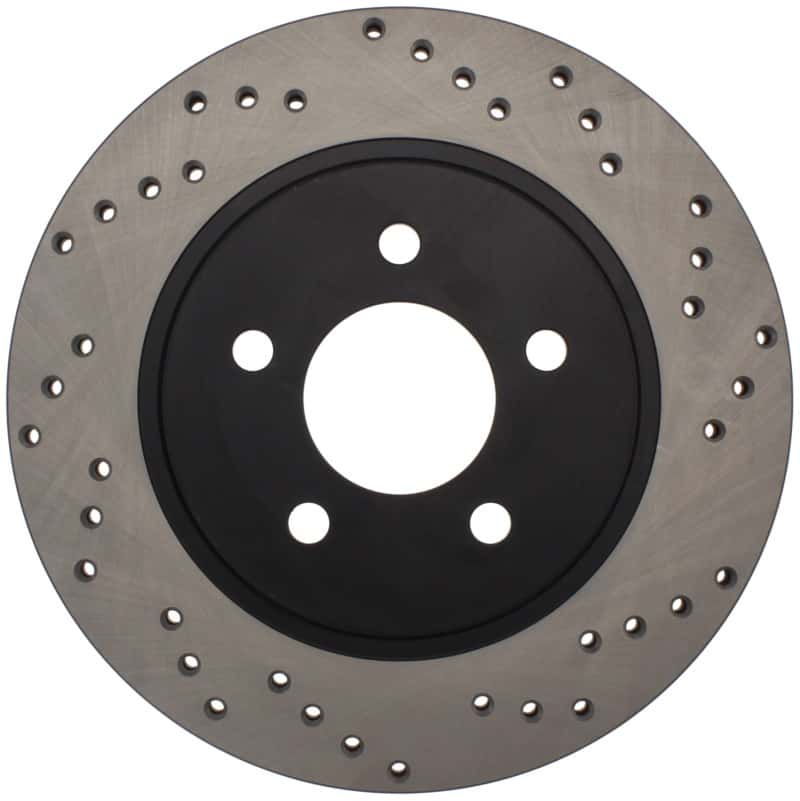 Stoptech — StopTech 05-10 Ford Mustang V6/4.0L / GT V8/4.6L Cross Drilled Right Rear Rotor
Cross Drilled Rotor
Disc Brake Rotor - view 2