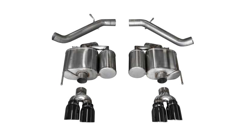 CORSA Performance — Corsa 2016-2019 Cadillac ATS-V 3.6T 4in Black Sport Axle-Back Exhaust
Exhaust - view 1