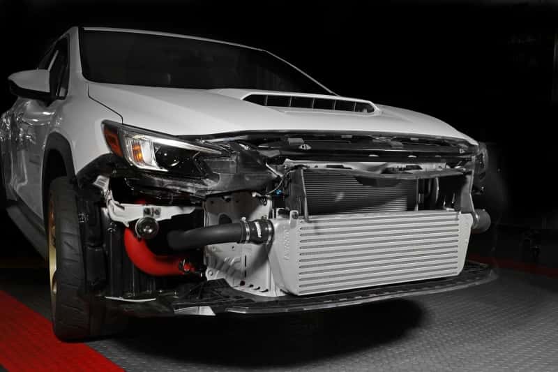 Perrin Performance — PERRIN 22-25 Subaru WRX Front Mount Intercooler Kit (Black Tubes & Silver Core) - view 14