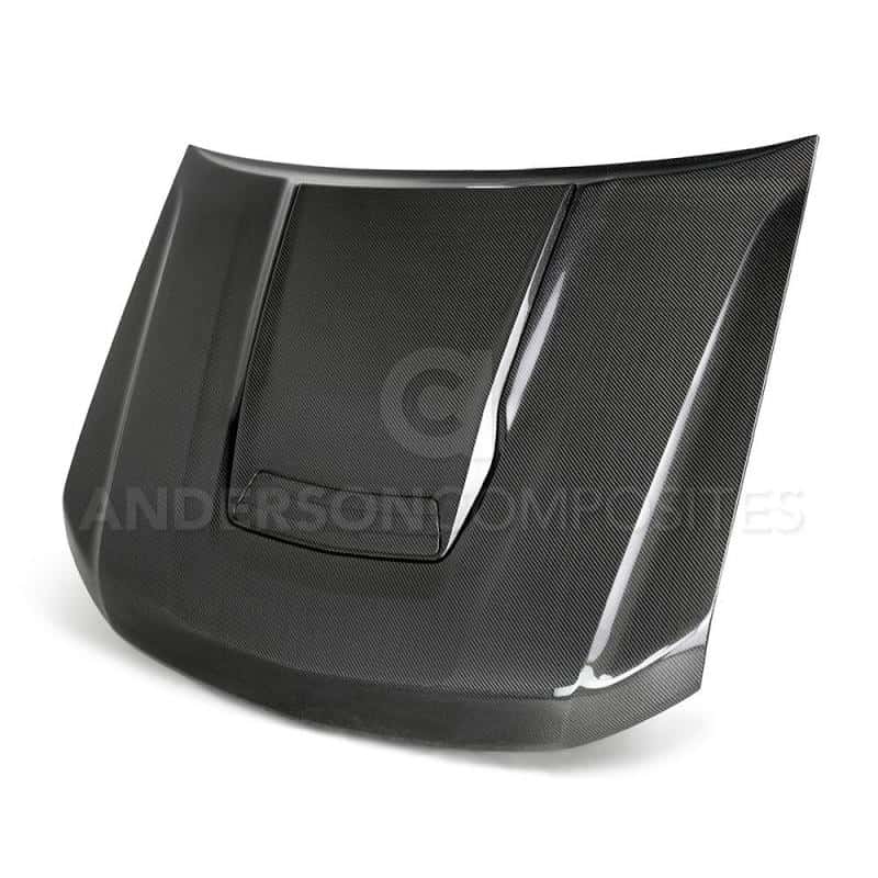Anderson Composites — Anderson Composites 17-19 Chevrolet Colorado ZR2 Type-OE Carbon Fiber Hood - view 2