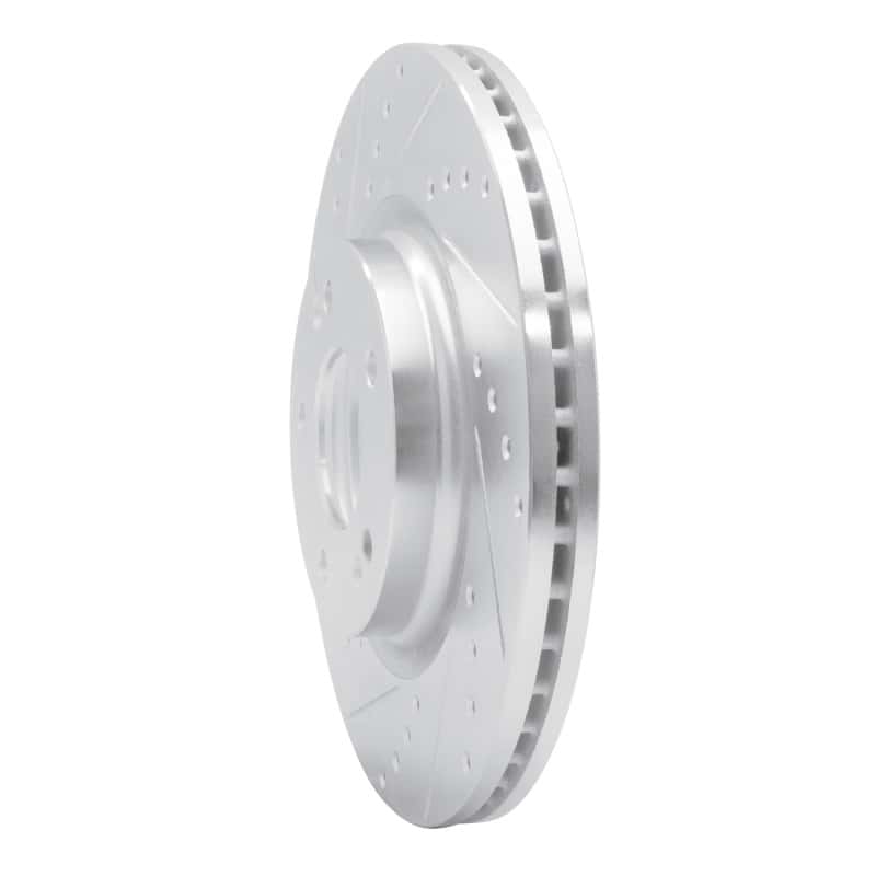 R1 Concepts — R1 2020-2025 Hyundai Elantra Front Left Drilled & Slotted Silver Brake Rotor
Disc Brake Rotor - view 2
